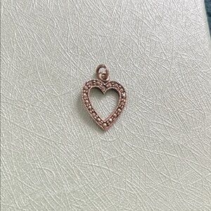 Sterling Silver Heart-Shaped Marcasite Pendant
